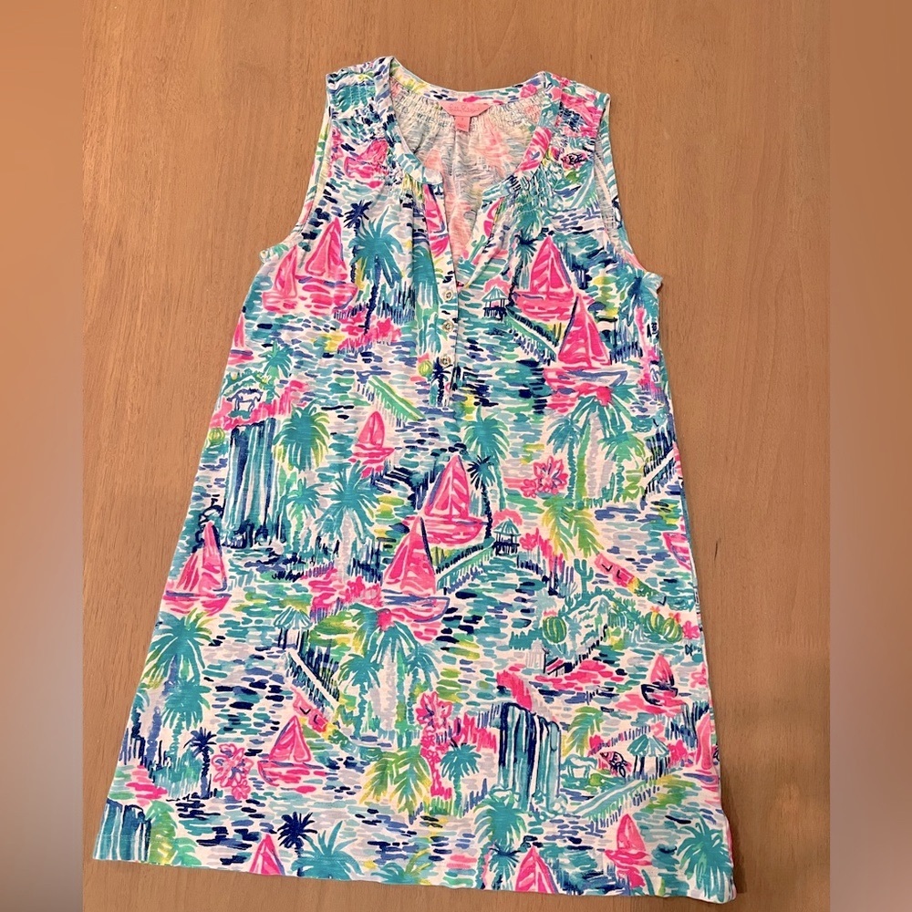 Lilly Pulitzer sleeveless shirt dress